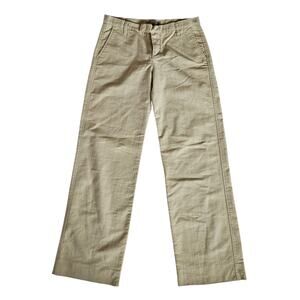 Y2k Euro Wide Leg Mid-Rise Flared Pants Hemp Surfer Girl - Size 28